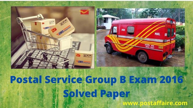 Previous Year PS Group B Solved Paper II 2016 Exam [Set 2] - Post Affaire